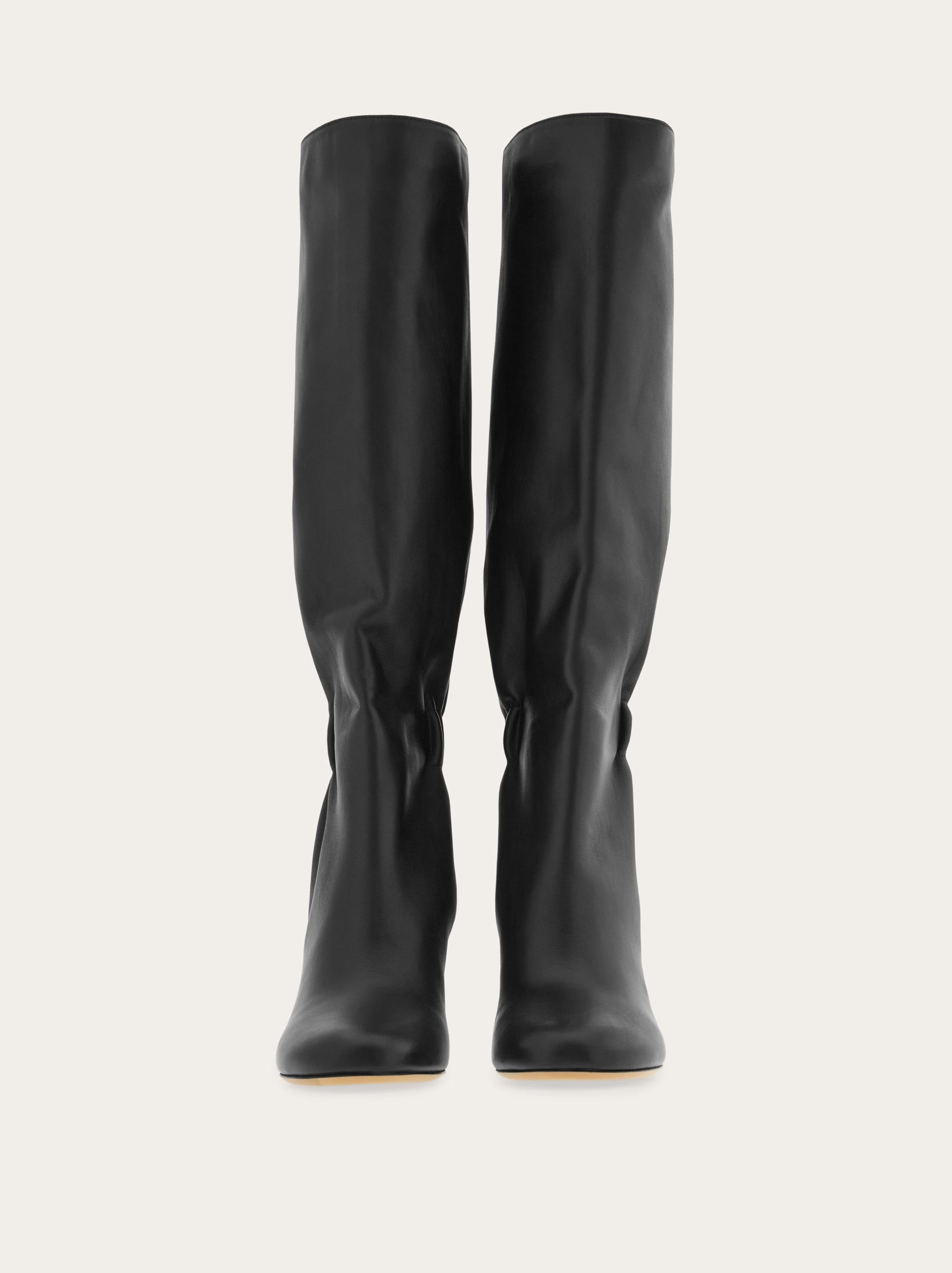 Ferragamo Knee boot with ruched detail - Image 7